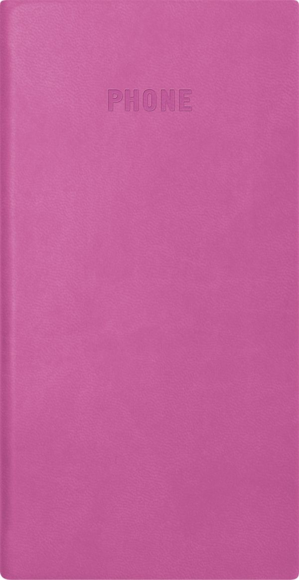 Телефонно-адресная книга 80x155, FESTIVAL (Розовый) Телефонно-адресная книга 80x155, FESTIVAL (Розовый)