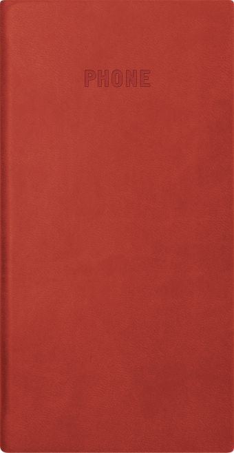 Телефонно-адресная книга 80x155, FESTIVAL (Красный) Телефонно-адресная книга 80x155, FESTIVAL (Красный)