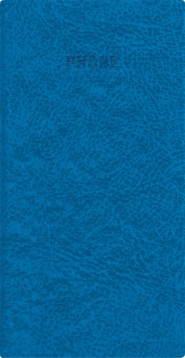 Телефонно-адресная книга 80x155, PERFECT (Синий) Телефонно-адресная книга 80x155, PERFECT (Синий)