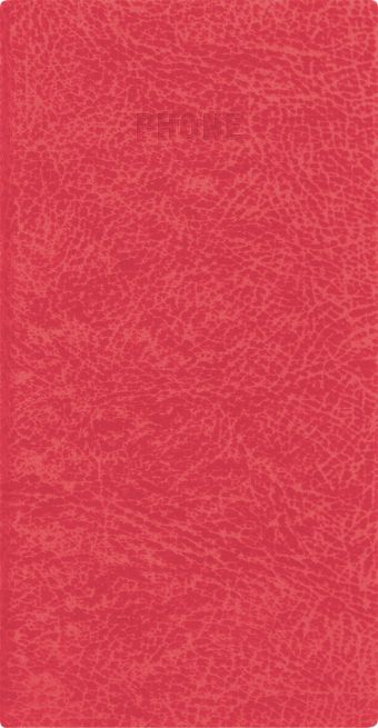 Телефонно-адресная книга 80x155, PERFECT (Красный) Телефонно-адресная книга 80x155, PERFECT (Красный)