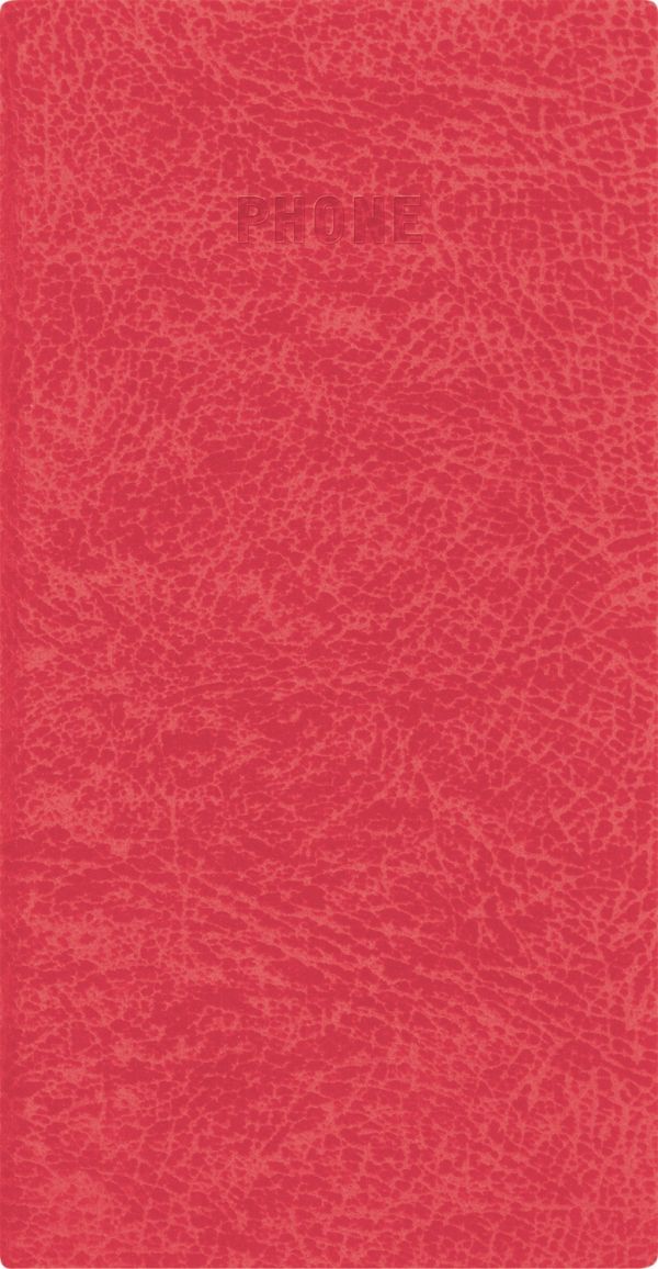 Телефонно-адресная книга 80x155, PERFECT (Красный) Телефонно-адресная книга 80x155, PERFECT (Красный)