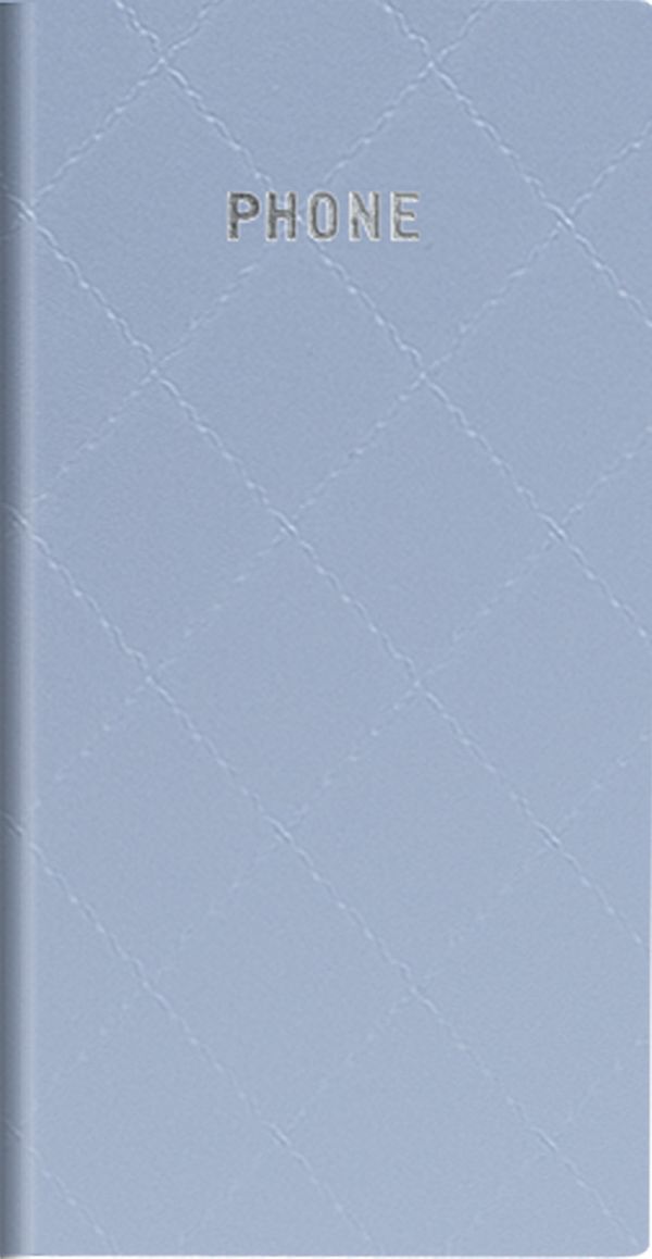 Телефонно-адресная книга 80x155, DIAMOND (Голубой) Телефонно-адресная книга 80x155, DIAMOND (Голубой)