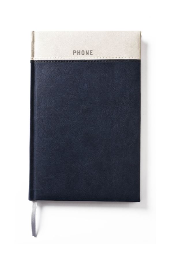 Телефонно-адресная книга 130x210, BICOLOR (Синий) Телефонно-адресная книга 130x210, BICOLOR (Синий)
