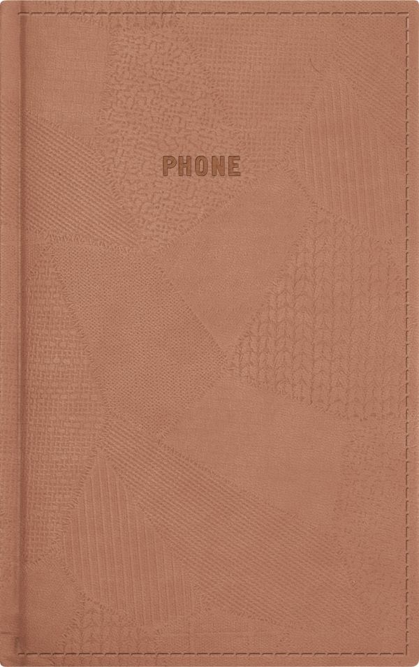 Телефонно-адресная книга 130x210, BAZAR (Коричневый) Телефонно-адресная книга 130x210, BAZAR (Коричневый)