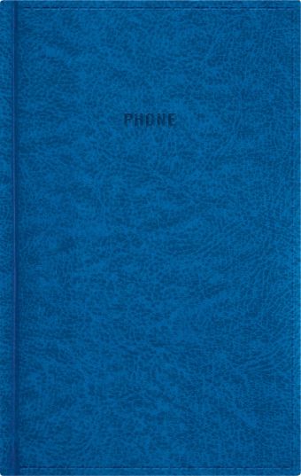 Телефонно-адресная книга 130x210, PERFECT (Синий) Телефонно-адресная книга 130x210, PERFECT (Синий)
