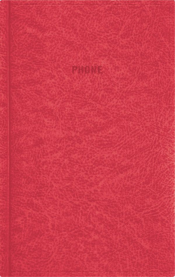 Телефонно-адресная книга 130x210, PERFECT (Красный) Телефонно-адресная книга 130x210, PERFECT (Красный)