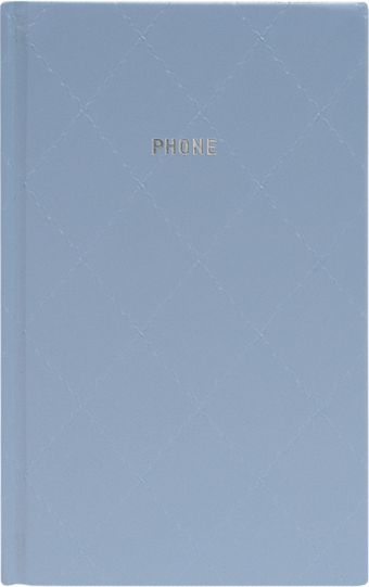 Телефонно-адресная книга 130x210, DIAMOND (Голубой) Телефонно-адресная книга 130x210, DIAMOND (Голубой)