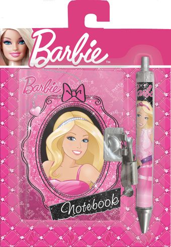 Набор подарочный Barbie : секретный дневник на замке, ручка Набор подарочный Barbie : секретный дневник на замке, ручка