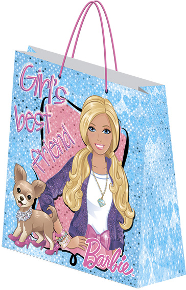 Пакет подарочный бумажный Barbie 18х21х8,5 лам Пакет подарочный бумажный Barbie 18х21х8,5 лам
