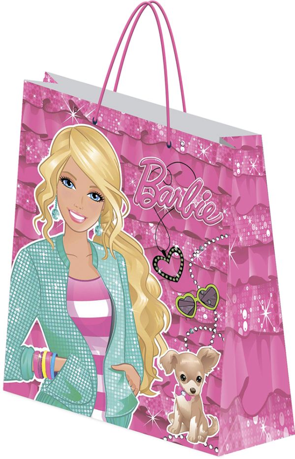 Пакет подарочный бумажный Barbie 28х34х95 лам Пакет подарочный бумажный Barbie 28х34х95 лам