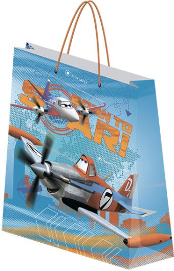 Пакет подарочный бумажный Planes 33х43х10 лам Пакет подарочный бумажный Planes 33х43х10 лам