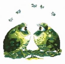 Наборы для вышивания. Влюблённые лягушки (819-14 )