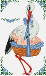 Наборы для вышивания. С рождением мальчика! (932-14 ) Наборы для вышивания. С рождением мальчика! (932-14 )