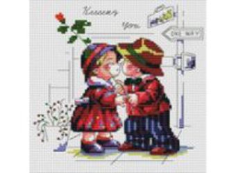 Наборы для вышивания с водорастворимым рисунком на канве. Чувства (7500-PK ) Наборы для вышивания с водорастворимым рисунком на канве. Чувства (7500-PK )