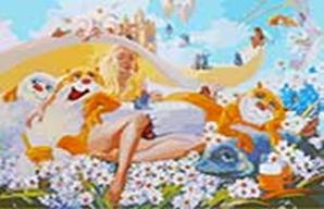 Живопись на холсте.Размер 60*80 см.. Блондинка (2013-АМ ) Живопись на холсте.Размер 60*80 см.. Блондинка (2013-АМ )