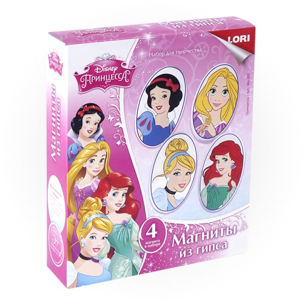 

Магниты из гипса Disney "Принцессы"