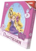 Пластилин Disney "Королевские питомцы" 12 цветов, без европодвеса Пластилин Disney "Королевские питомцы" 12 цветов, без европодвеса