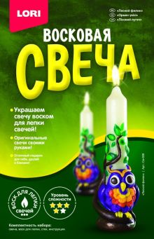 Восковая свеча "Лесной филин"