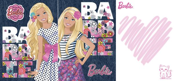 Бл 40л Клей 120*170 B857/2-ЕАС твин УФ Barbie Бл 40л Клей 120*170 B857/2-ЕАС твин УФ Barbie
