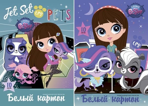Карт бел д/дет тв 10л Папка 200*290 LPS160/2-EAC Littlest Pet Shop Карт бел д/дет тв 10л Папка 200*290 LPS160/2-EAC Littlest Pet Shop