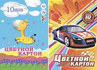 Карт цв д/дет тв 10цв 10л Папка А3 7327, 7328-EAC Карт цв д/дет тв 10цв 10л Папка А3 7327, 7328-EAC