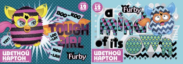Карт цв д/дет тв 12цв 12л(2мет) клей 200*290 FB38/2-EAC Furby Карт цв д/дет тв 12цв 12л(2мет) клей 200*290 FB38/2-EAC Furby