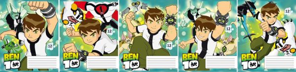 Тетр 12л скр А5 круп кл карт BEN73/5-g-VQ "Ben10" Тетр 12л скр А5 круп кл карт BEN73/5-g-VQ "Ben10"