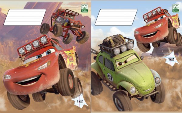 Тетр 12л скр А5 лин мел D3449/2-EAC Cars2 Тетр 12л скр А5 лин мел D3449/2-EAC Cars2