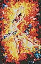 Мозаичные картины. Огонь свечи (225-ST) Мозаичные картины. Огонь свечи (225-ST)