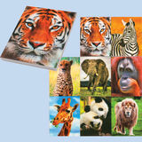 Блокнот 3D WILD ANIMALS, 30 листов, формат А7, обложка-пластик.Упаковка - дисплей по 80 шт. Блокнот 3D WILD ANIMALS, 30 листов, формат А7, обложка-пластик.Упаковка - дисплей по 80 шт.