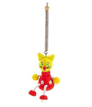 ДЕРЕВЯННАЯ ИГРУШКА. Прыгунки на пружинке. КОШКА (спайка по 12 шт.) (Арт. ИД-1308) ДЕРЕВЯННАЯ ИГРУШКА. Прыгунки на пружинке. КОШКА (спайка по 12 шт.) (Арт. ИД-1308)