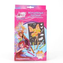 НАБОР "MULTIART" Д/РАСКРАШИВ. МАГНИТ. ЛИСТА "ВОЛШЕБНЫЕ НАРЯДЫ" WINX В КОР. в кор.3*24шт