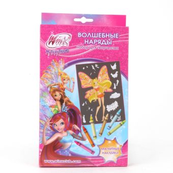 НАБОР "MULTIART" Д/РАСКРАШИВ. МАГНИТ. ЛИСТА "ВОЛШЕБНЫЕ НАРЯДЫ" WINX В КОР. в кор.3*24шт НАБОР "MULTIART" Д/РАСКРАШИВ. МАГНИТ. ЛИСТА "ВОЛШЕБНЫЕ НАРЯДЫ" WINX В КОР. в кор.3*24шт