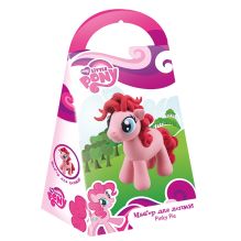 НАБОР ДЛЯ ЛЕПКИ "MULTIART" MY LITTLE PONY "СДЕЛАЙ ФИГУРКУ ПИНКИ ПАЙ" В РУСС. КОР. в кор.6*12шт