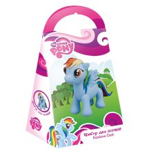 НАБОР ДЛЯ ЛЕПКИ "MULTIART" MY LITTLE PONY "СДЕЛАЙ ФИГУРКУ РАДУГИ" В РУСС. КОР. в кор.6*12шт