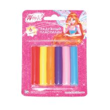 ПЛАСТИЛИН "MULTIART" WINX 6 ЦВЕТОВ, 65Г. НА КАРТ. в кор.4*36шт
