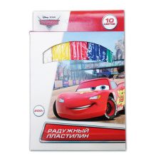 КЛАССИЧЕСКИЙ ВОСКОВЫЙ ПЛАСТИЛИН "MULTIART" DISNEY ТАЧКИ, 10 ЦВЕТОВ, 200ГР В КОР. в кор.2*36шт