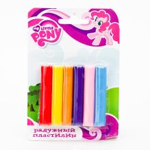 ПЛАСТИЛИН "MULTIART" MY LITTLE PONY 6 ЦВЕТОВ, 65ГР, В БЛИСТЕРЕ в кор.4*36шт