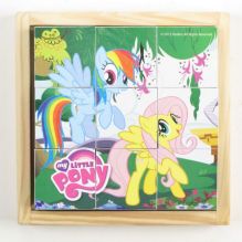 ДЕР. ИГРУШКА "ИГРАЕМ ВМЕСТЕ" КУБИКИ MY LITTLE PONY (9 КУБИКОВ) в кор.36шт