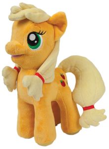 МЯГКАЯ ИГРУШКА "МУЛЬТИ-ПУЛЬТИ" ПОНИ ЭППЛДЖЕК (М/Ф "MY LITTLE PONY") СВЕТ+ЗВУК В ПАК. в кор.24шт