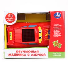ОБУЧАЮЩАЯ МАШИНКА "УМКА" С АЗБУКОЙ, НА БАТ. LED-ДИСПЛЕЙ, 53 СТИХОТВ., ПЕСНЯ В РУСС КОР. в кор.3*12шт