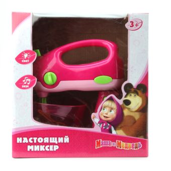 МИКСЕР "ИГРАЕМ ВМЕСТЕ" "МАША И МЕДВЕДЬ" НА БАТ. СО СВЕТОМ В КОР. 22*12,5*23СМ в кор.2*12шт МИКСЕР "ИГРАЕМ ВМЕСТЕ" "МАША И МЕДВЕДЬ" НА БАТ. СО СВЕТОМ В КОР. 22*12,5*23СМ в кор.2*12шт