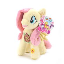 МЯГКАЯ ИГРУШКА "МУЛЬТИ-ПУЛЬТИ" ПОНИ ФЛАТТЕРШАЙ (М/Ф "MY LITTLE PONY") СВЕТ+ЗВУК В ПАК. в кор.24шт