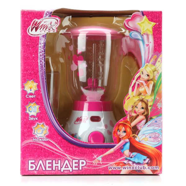 БЛЕНДЕР "ИГРАЕМ ВМЕСТЕ" "WINX" НА БАТ. СВЕТ+ЗВУК, С АКСЕСС. В РУСС. КОР. 21*11,5*24 СМ в кор.2*12шт БЛЕНДЕР "ИГРАЕМ ВМЕСТЕ" "WINX" НА БАТ. СВЕТ+ЗВУК, С АКСЕСС. В РУСС. КОР. 21*11,5*24 СМ в кор.2*12шт
