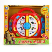 КНИГА ПЛАСТИКОВАЯ "УМКА" "АЗБУКА МАШИ" "МАША И МЕДВЕДЬ" СТИХИ, ЗАГАДКИ, ПЕСНИ В КОР. в кор.12шт