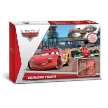 ТРЕК "ИГРАЕМ ВМЕСТЕ" DISNEY "ТАЧКИ" НА БАТ., C 2-Я МАШИНАМИ, С АКСЕСС. В КОР. 48*5*33СМ в кор.12шт