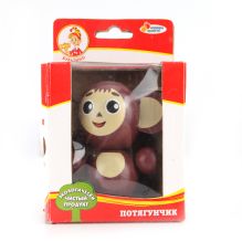 ДЕРЕВЯННАЯ ИГРУШКА "ИГРАЕМ ВМЕСТЕ" "БУРАТИНО" ЧЕБУРАШКА В КОР. 8СМ в кор.36шт