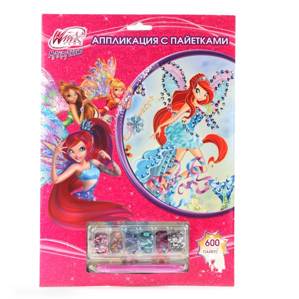 НАБОР Д/ТВОРЧЕСТВА "MULTIART" "АППЛИКАЦИЯ ИЗ ПАЙЕТОК" WINX, В АССОРТ. В КОНВЕРТЕ в кор.4*24шт НАБОР Д/ТВОРЧЕСТВА "MULTIART" "АППЛИКАЦИЯ ИЗ ПАЙЕТОК" WINX, В АССОРТ. В КОНВЕРТЕ в кор.4*24шт