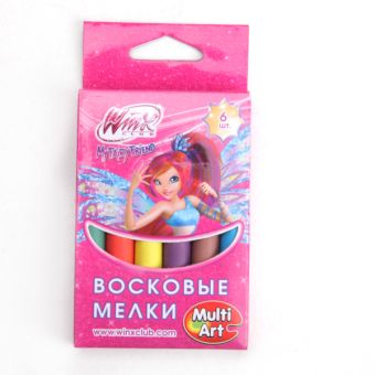 НАБОР ВОСКОВЫХ МЕЛКОВ "MULTI ART" ДИЗАЙН "WINX" 6 ЦВЕТОВ, ДИАМ. 11ММ В РУСС. КОР. в кор.12*12шт НАБОР ВОСКОВЫХ МЕЛКОВ "MULTI ART" ДИЗАЙН "WINX" 6 ЦВЕТОВ, ДИАМ. 11ММ В РУСС. КОР. в кор.12*12шт