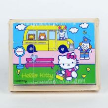 ДЕР. ИГРУШКА "ИГРАЕМ ВМЕСТЕ" КУБИКИ HELLO KITTY 12ШТ В РАМКЕ В ПЛЕНКЕ в кор.24шт
